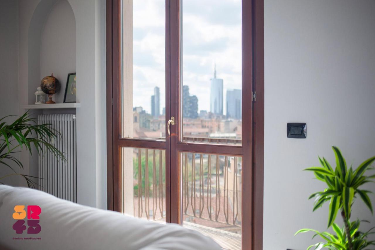 Stelvio Rooftop - Penthouse Skyline With Terrace And Jacuzzi Milan Exterior photo