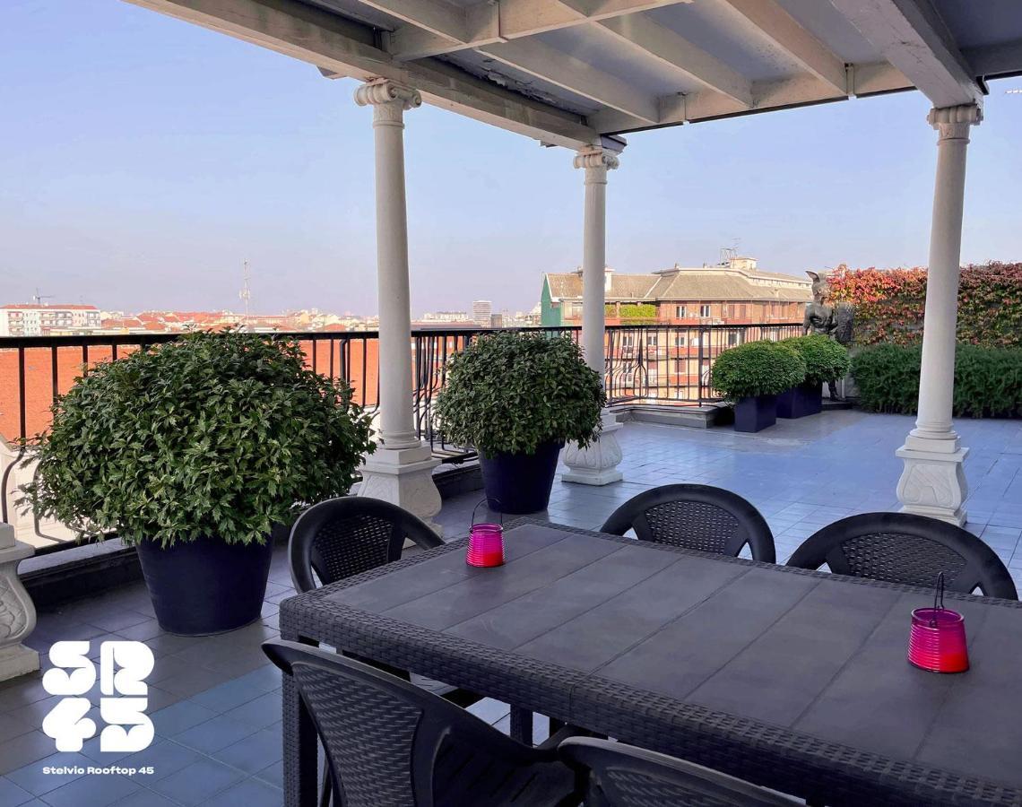 Stelvio Rooftop - Penthouse Skyline With Terrace And Jacuzzi Milan Exterior photo